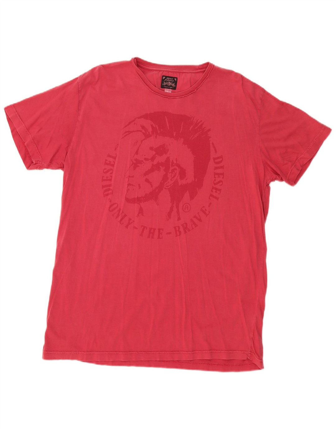 DIESEL T-Shirt Graphique Homme 2XL Rose