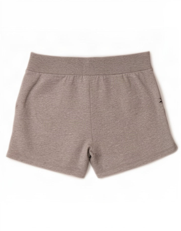 Puma Short Regular Sport Femme Gris Moyen Moucheté Coton