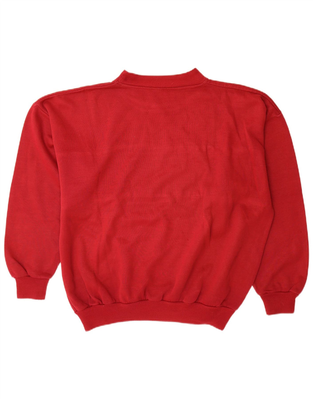 vintage Mens Graphic Sweatshirt Jumper XL Rouge Colourblock