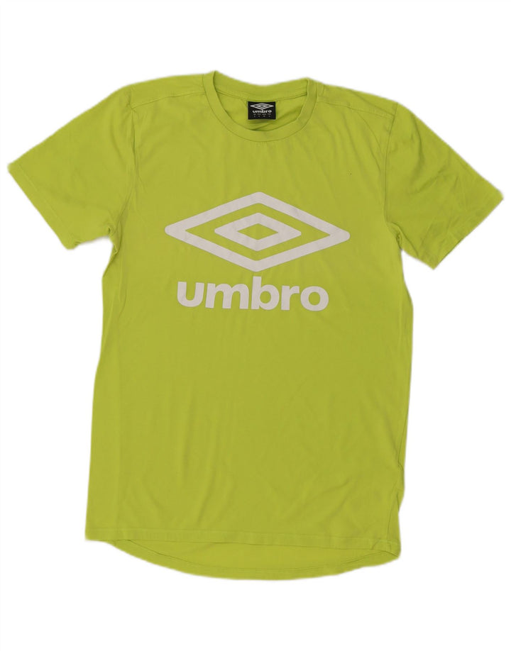 Umbro T-Shirt Graphique Homme Petit Vert Coton