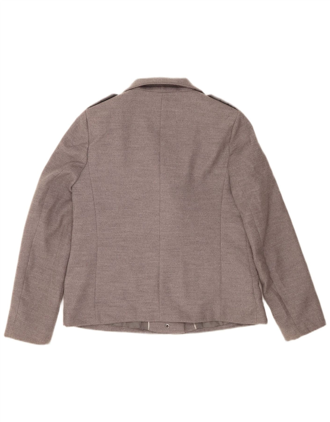 Marks & Spencer Veste blazer militaire courte pour femme UK 12 Gris moyen