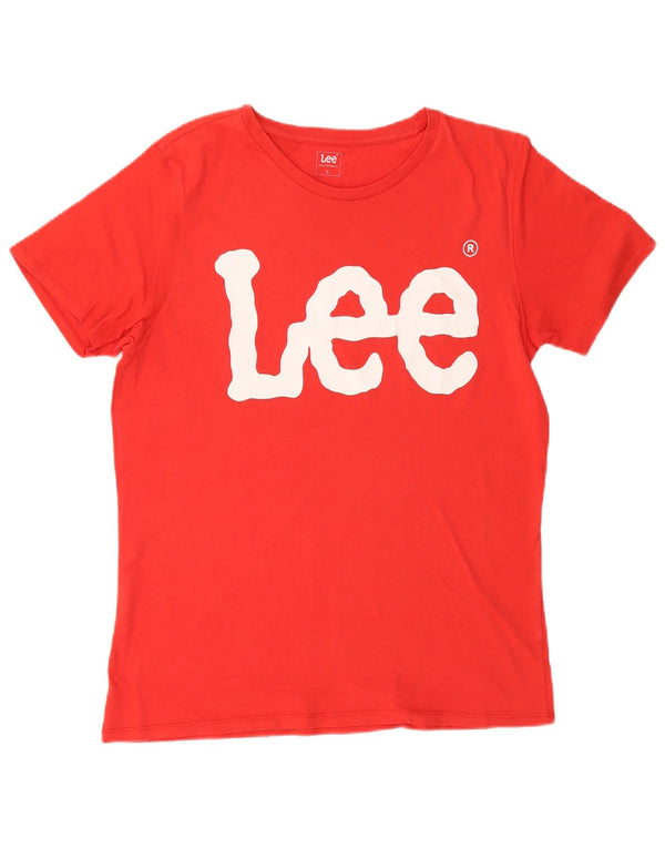 Lee T-Shirt Graphique Homme Grand Rouge