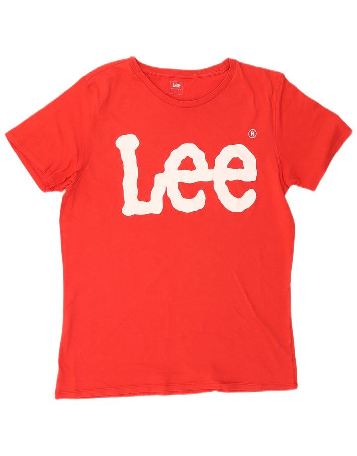 Lee T-Shirt Graphique Homme Grand Rouge