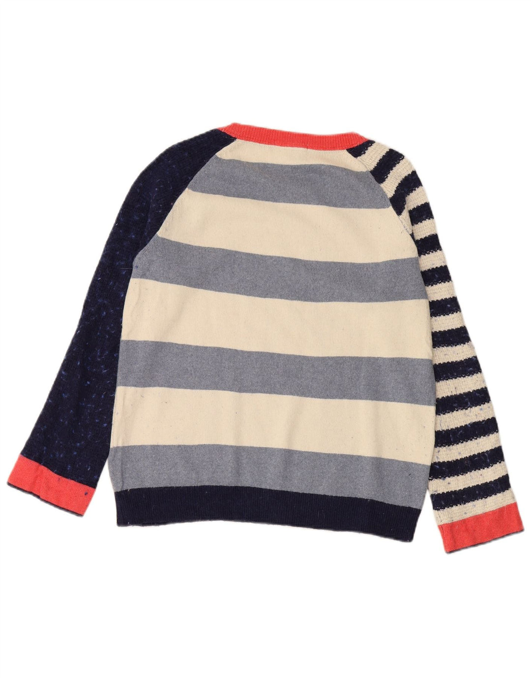 WHITE STUFF Pull à col bateau pour femme UK 12 Medium Multicolore