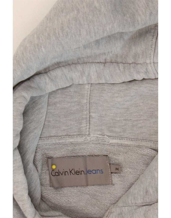 Calvin Klein Jeans Pull à Capuche Graphique Homme Gris Moyen