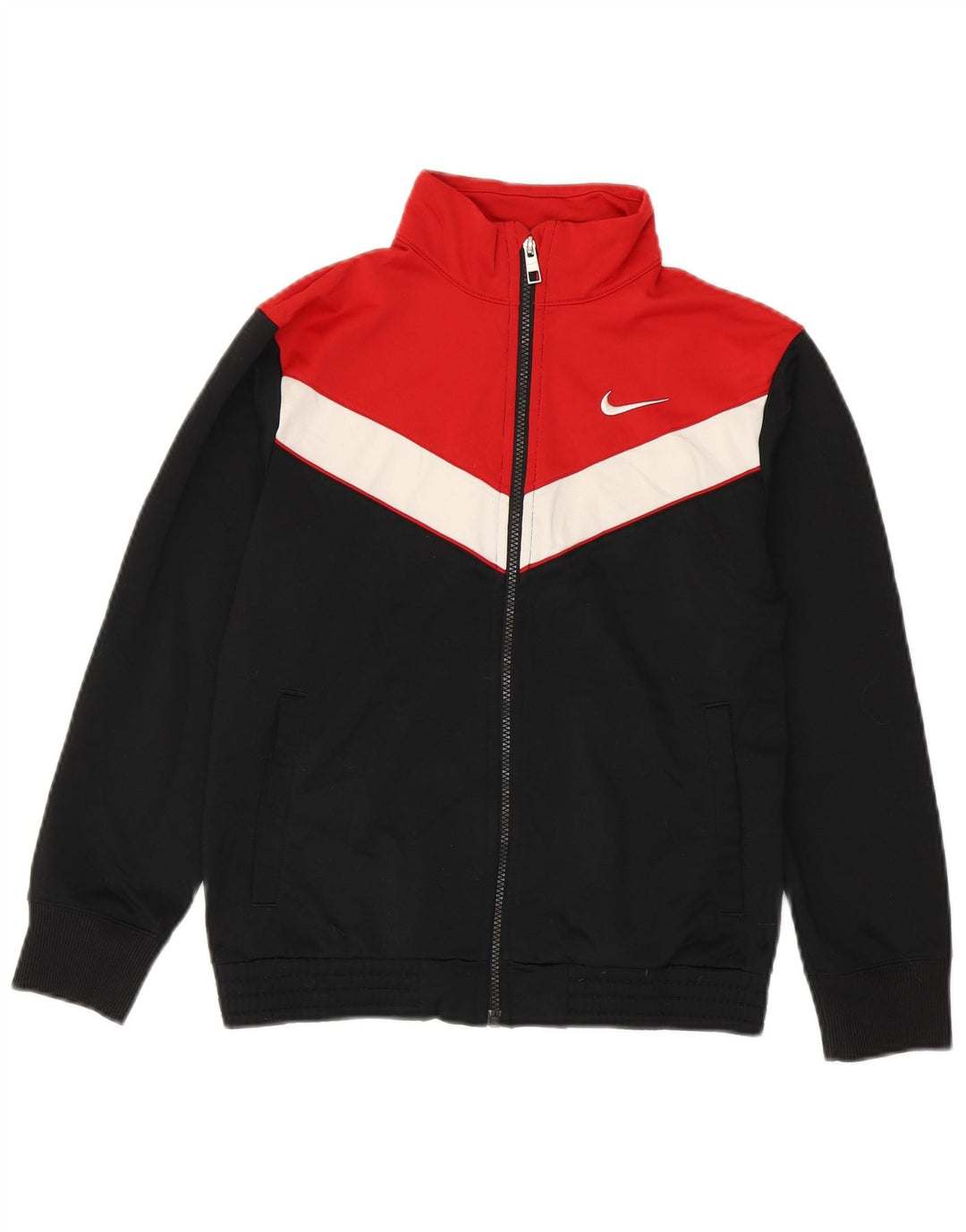 Veste de survêtement Nike Garçon 11-12 ans Noir Colorblock Polyester