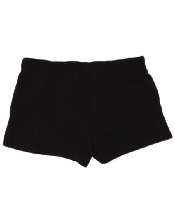 Diadora Short de Sport Femme UK 14 Coton Noir Moyen