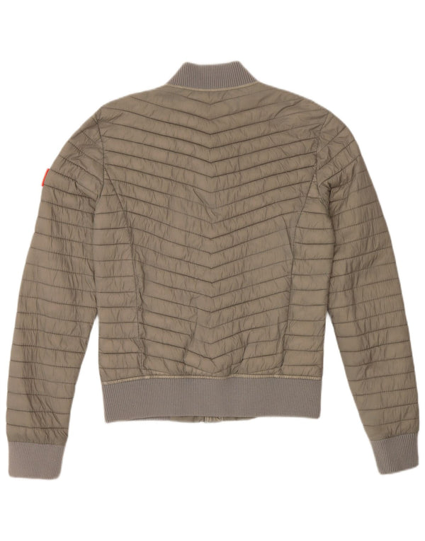 Superdry Veste rembourrée pour femme UK 6 XS Nylon kaki