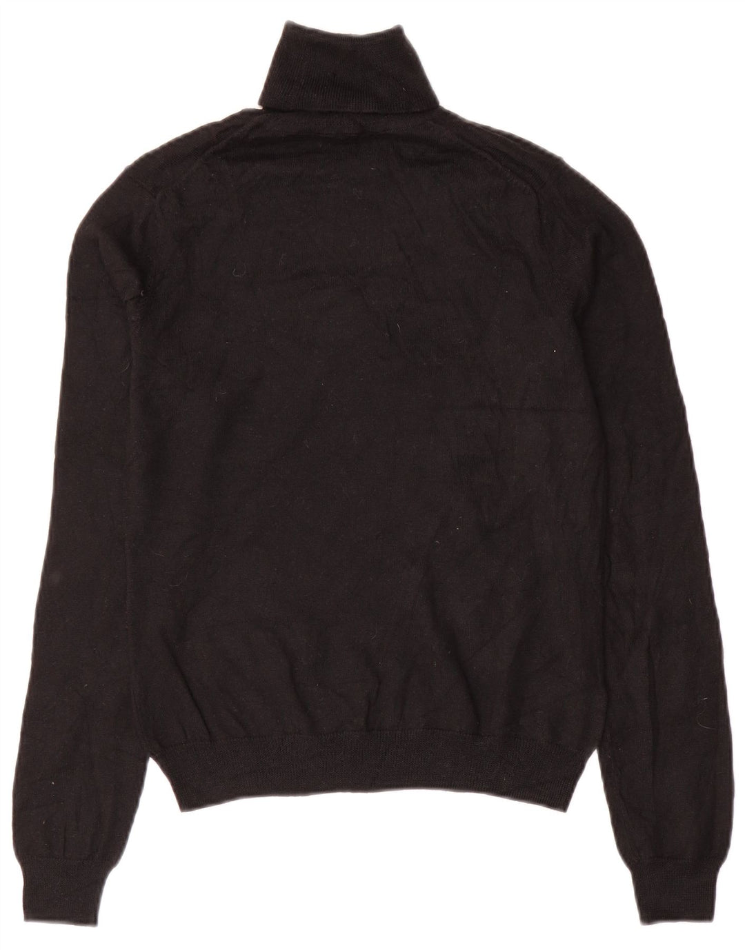 BROOKS BROTHERS Pull col roulé pour femme UK 10 Petit Noir