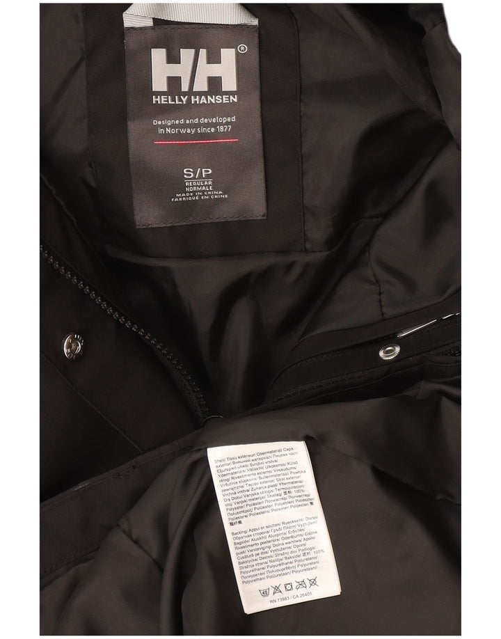 Helly Hansen Manteau coupe-vent à capuche pour femme UK 10 Petit Noir Polyester