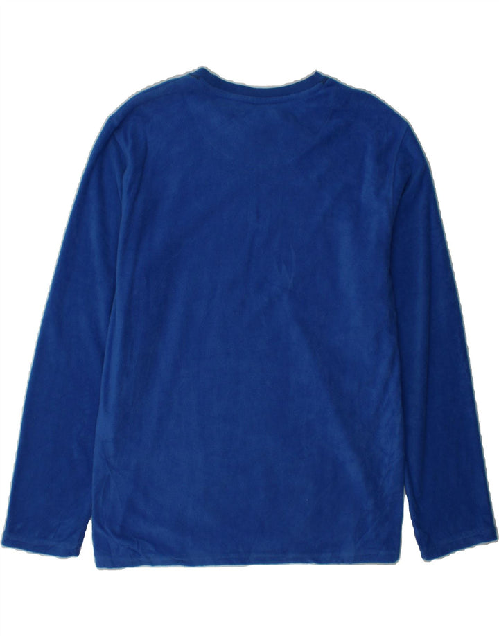 IZOD Mens Fleece Jumper Medium Blue Polyester Vintage Izod and Second-Hand Izod from Messina Hembry 