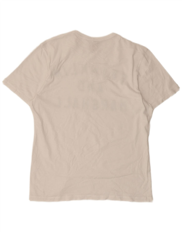 Franklin & Marshall T-Shirt Graphique Homme Blanc Moyen Coton
