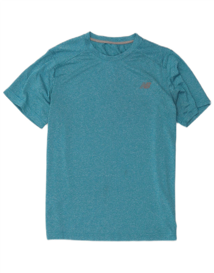 New Balance T-Shirt Homme Haut Petit Bleu Polyester