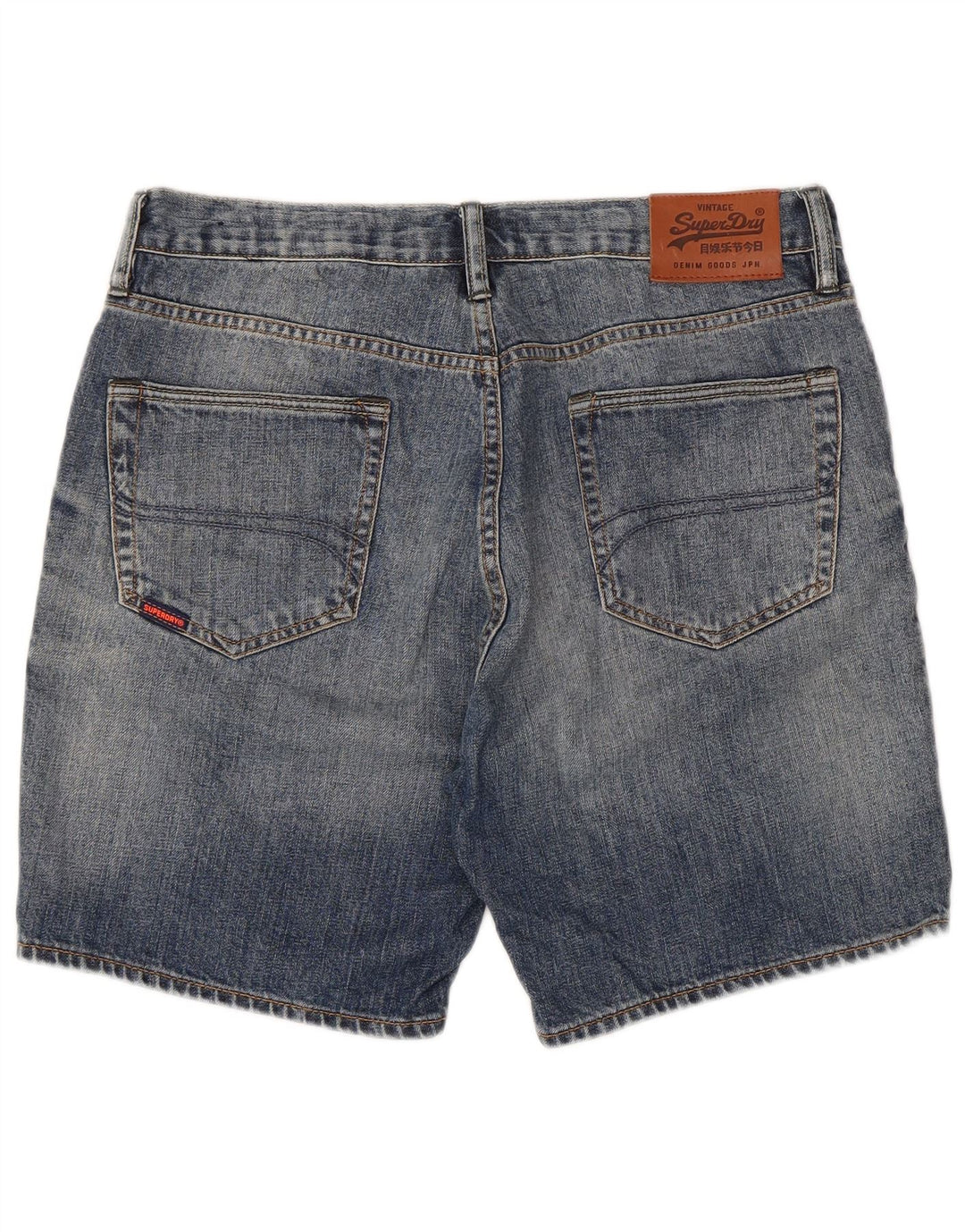 SUPERDRY Short en Jean Homme W34 Grand Bleu Coton