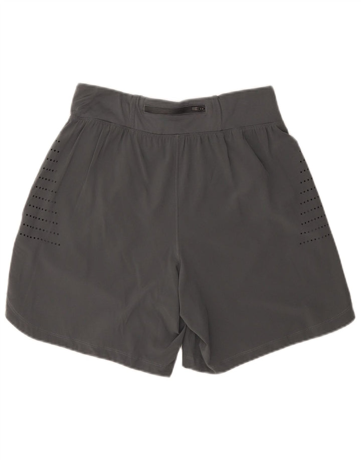 UNDER ARMOUR Short de sport pour femme UK 14 Gris moyen Polyester