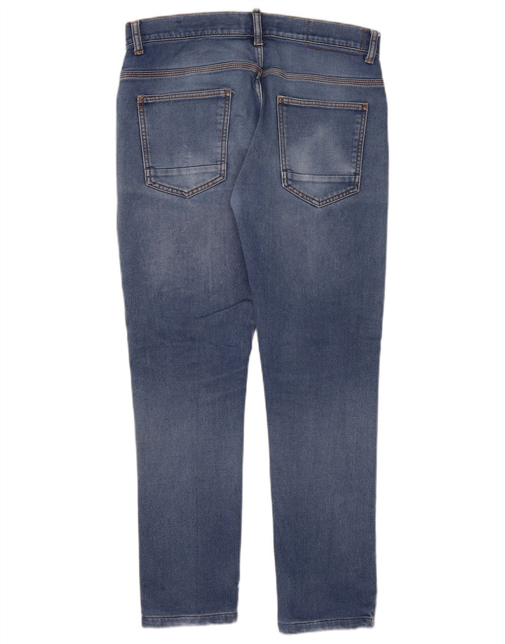 Zara Jean slim pour homme EU 42 Large W32 L29 Bleu