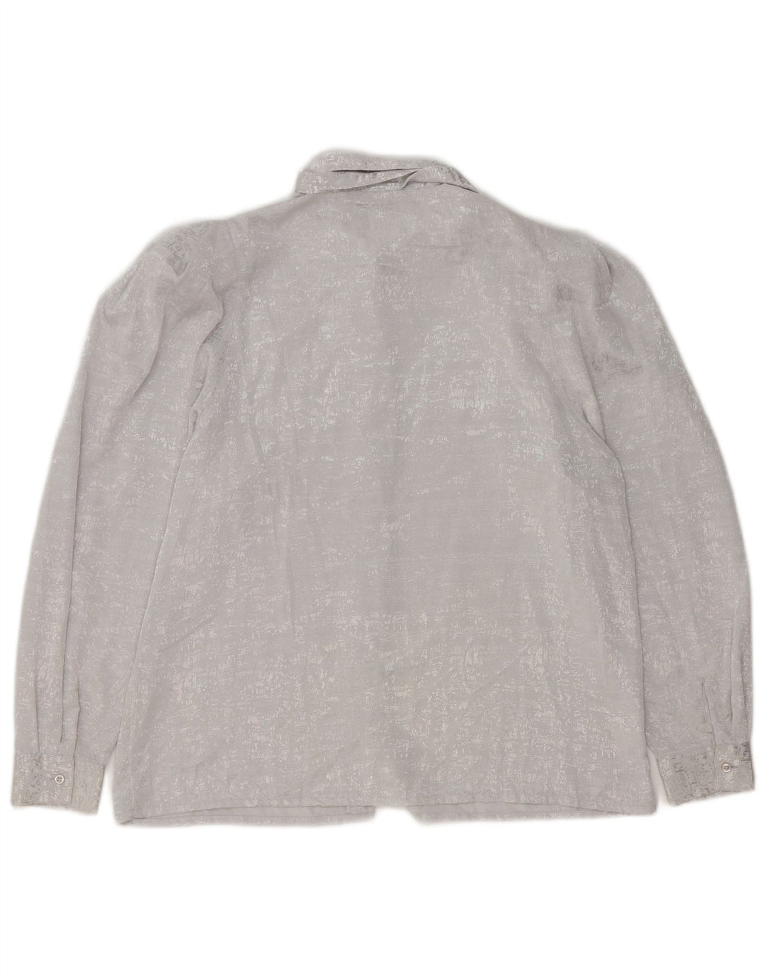 YESSICA Chemisier chemise à nouer sur le devant pour femme EU 42 Large Gris Polyester