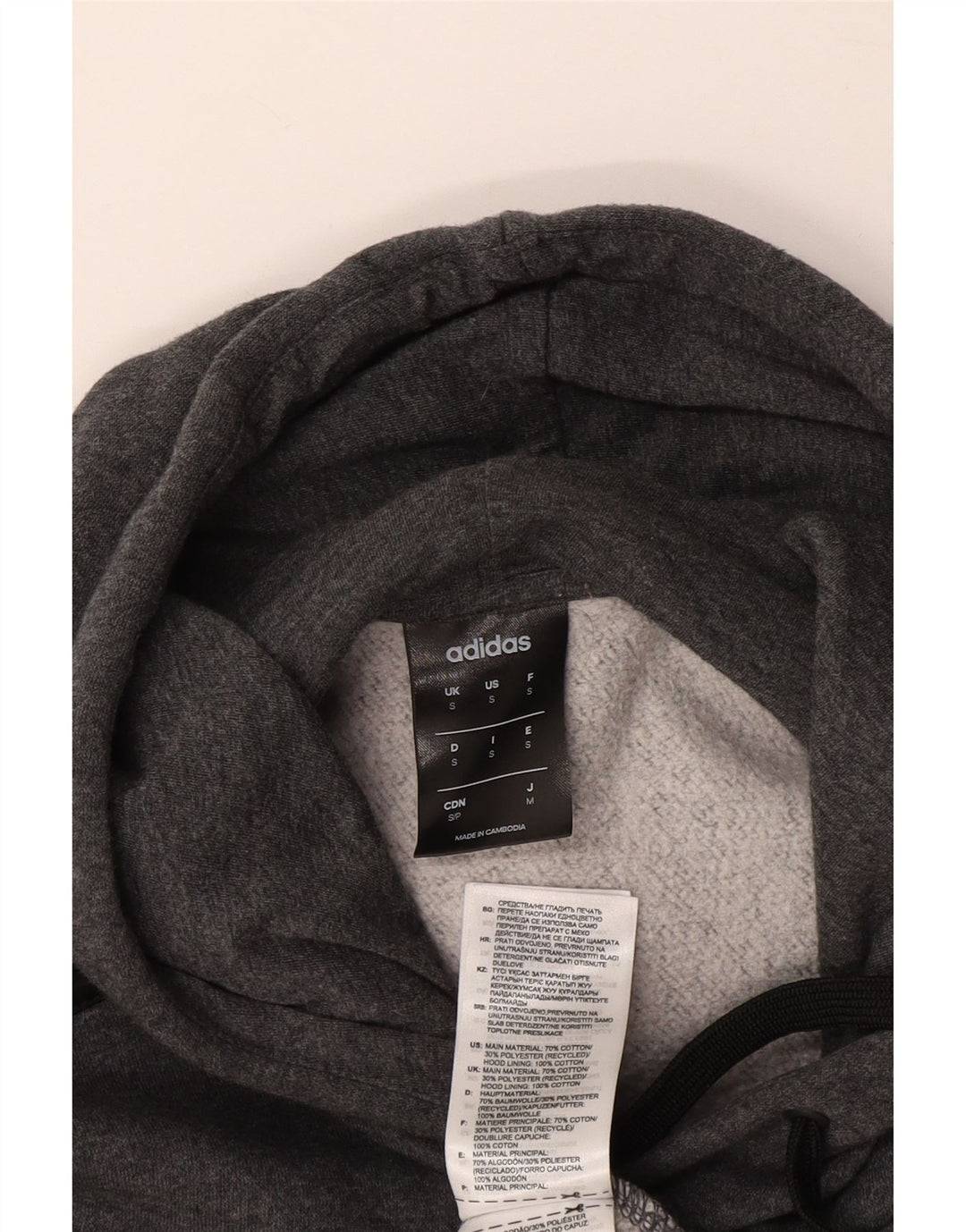 ADIDAS Survêtement complet graphique pour hommes petit gris coton