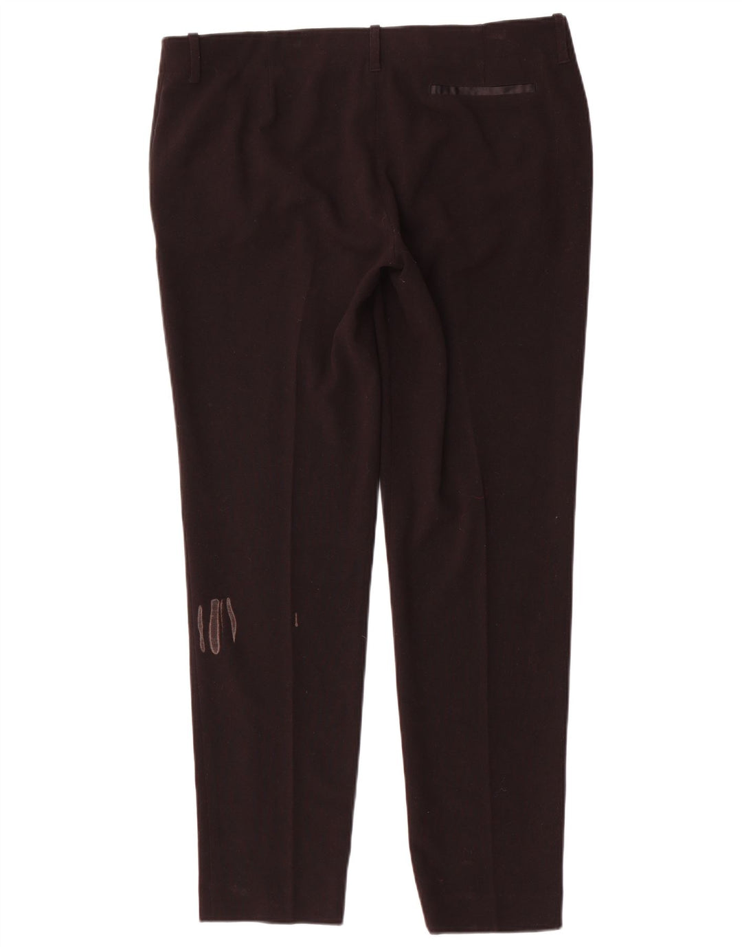 Armani Pantalon Chino Slim Femme IT 48 XL W34 L31 Noir Polyester