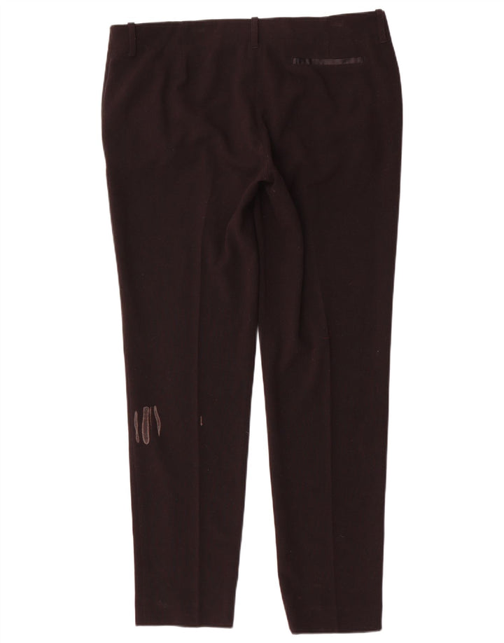 Armani Pantalon Chino Slim Femme IT 48 XL W34 L31 Noir Polyester