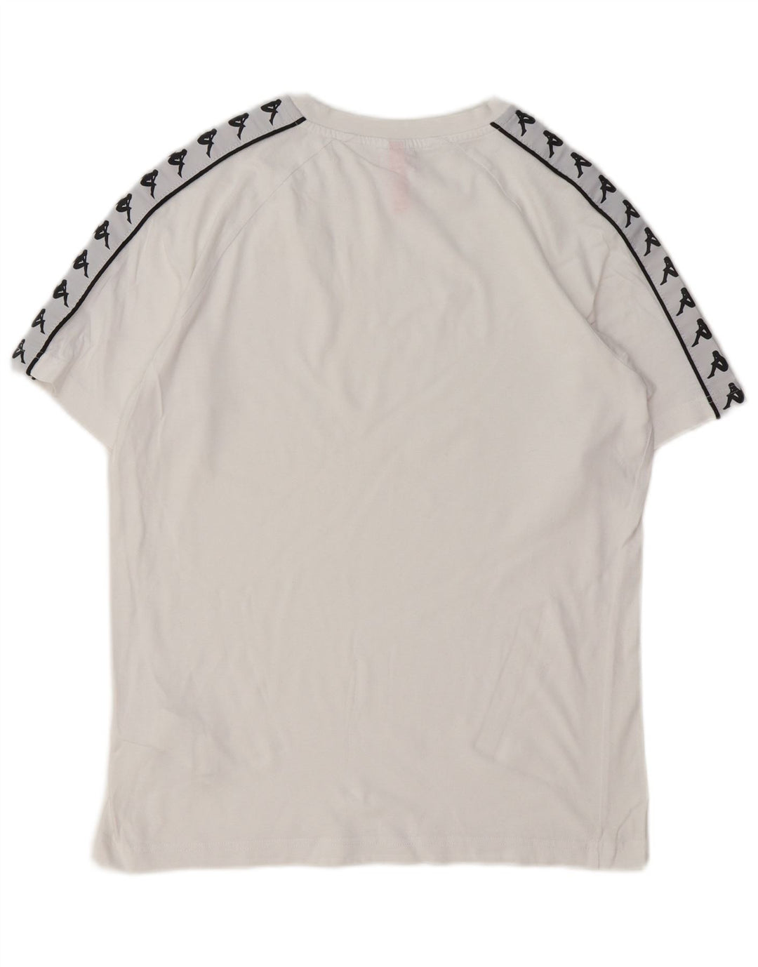 Kappa T-Shirt Graphique Homme Petit Blanc Coton