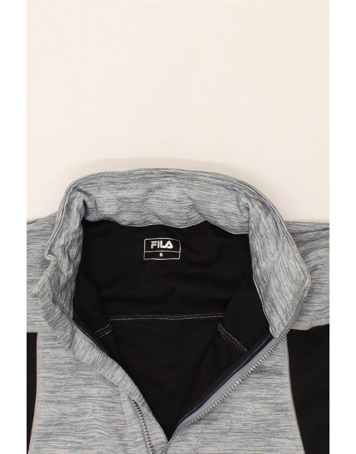 FILA Veste de Survêtement Homme Petit Gris Colorblock Polyester