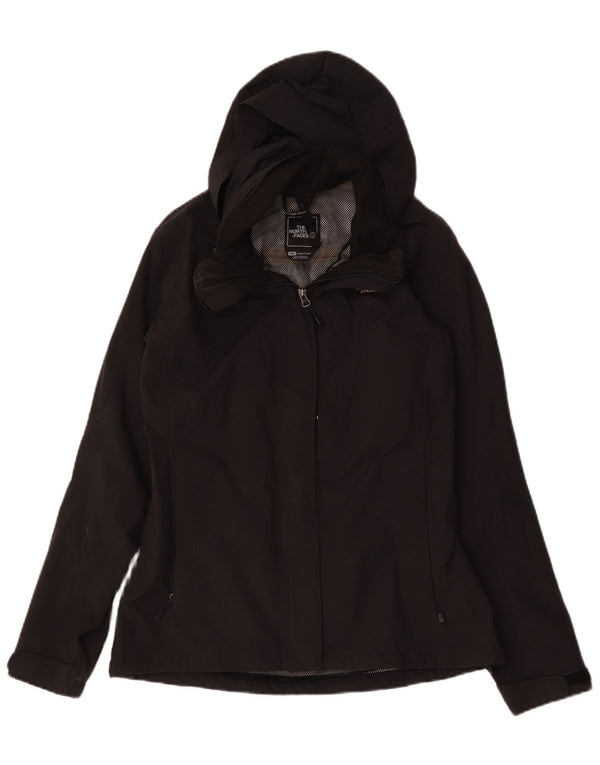 The North Face Veste de pluie à capuche pour femme UK 14 Medium Noir Polyester