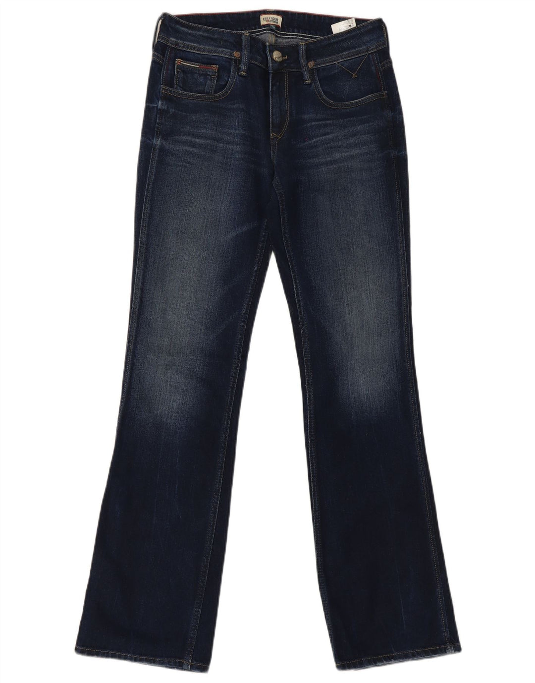Tommy Hilfiger Jean Bootcut Femme W29 L32 Bleu Marine Coton