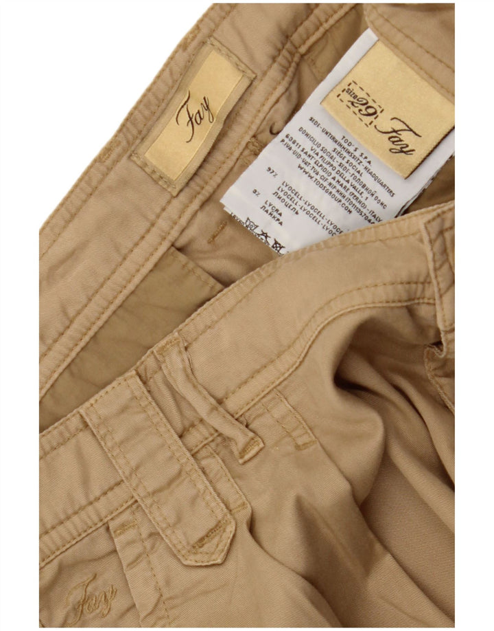 FAY Short Chino Femme W29 Lyocell Beige Moyen