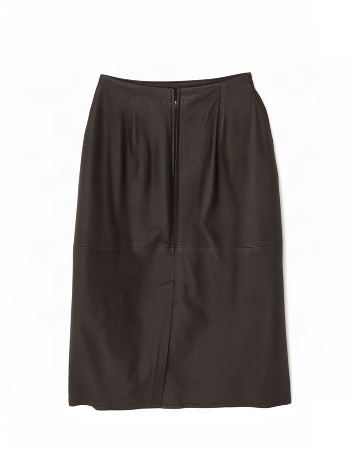 Ruby Jupe en cuir taille haute pour femme EU 38 Medium W28 Noir