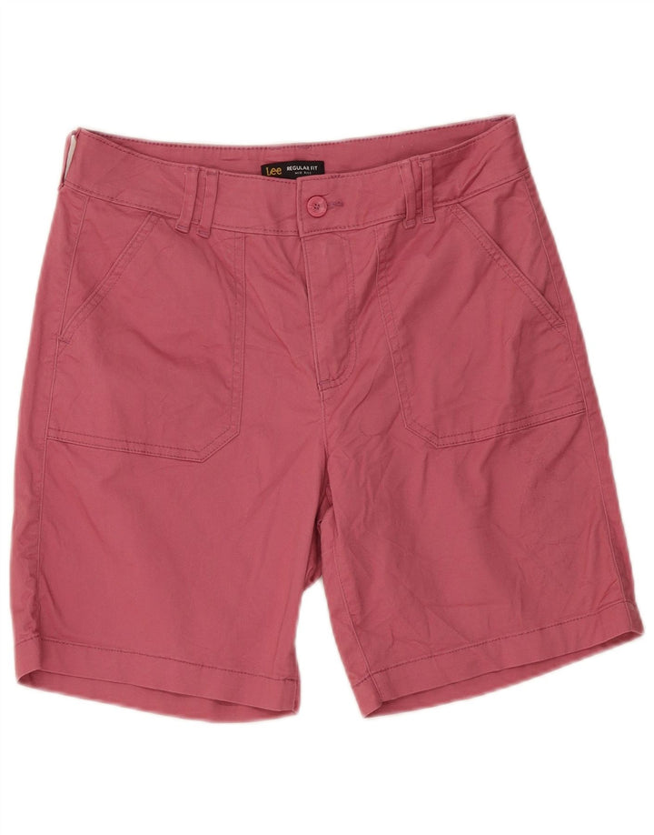 LEE Short chino taille moyenne pour femme, coupe régulière, US 8, moyen W30, coton rose