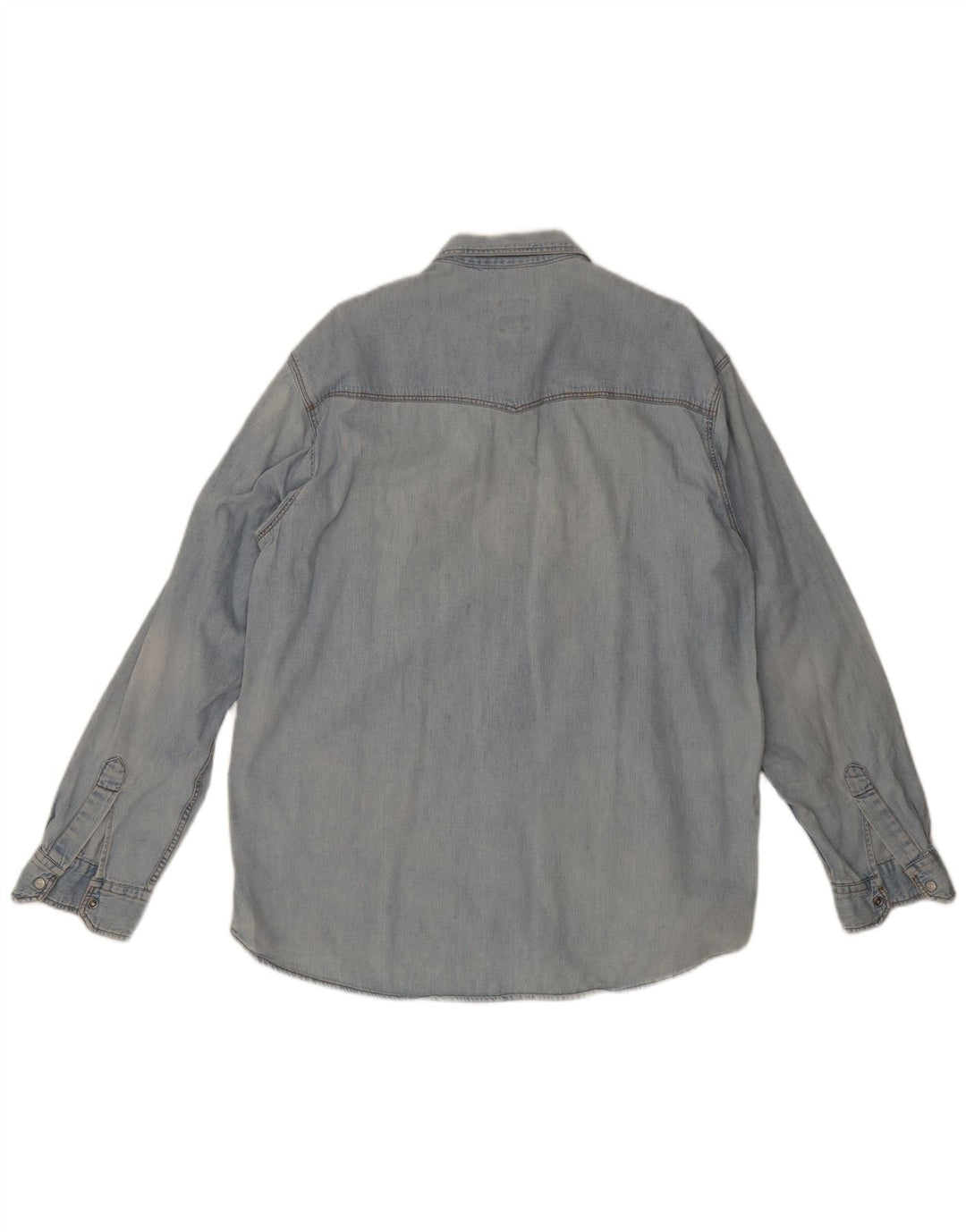 Chemise en Jean Homme Rifle XL Bleu Coton