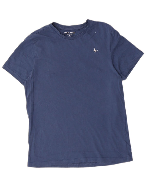 Jack Wills T-shirt coupe classique pour homme, petit, bleu, coton