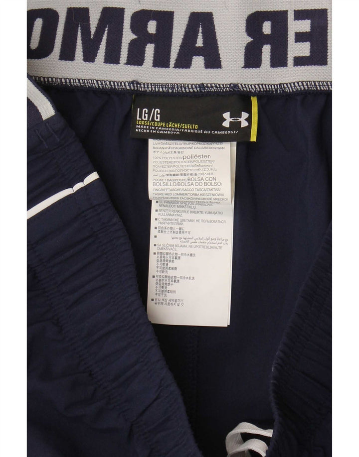 Under Armour Short de Sport Homme Grand Bleu Marine Polyester