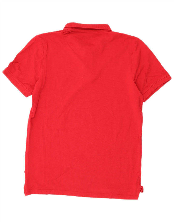 Polo Jack & Jones pour homme en coton rouge moyen