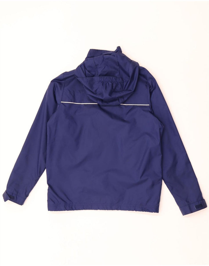 Adidas Veste de Pluie à Capuche Garçon 11-12 Ans Bleu Marine Nylon