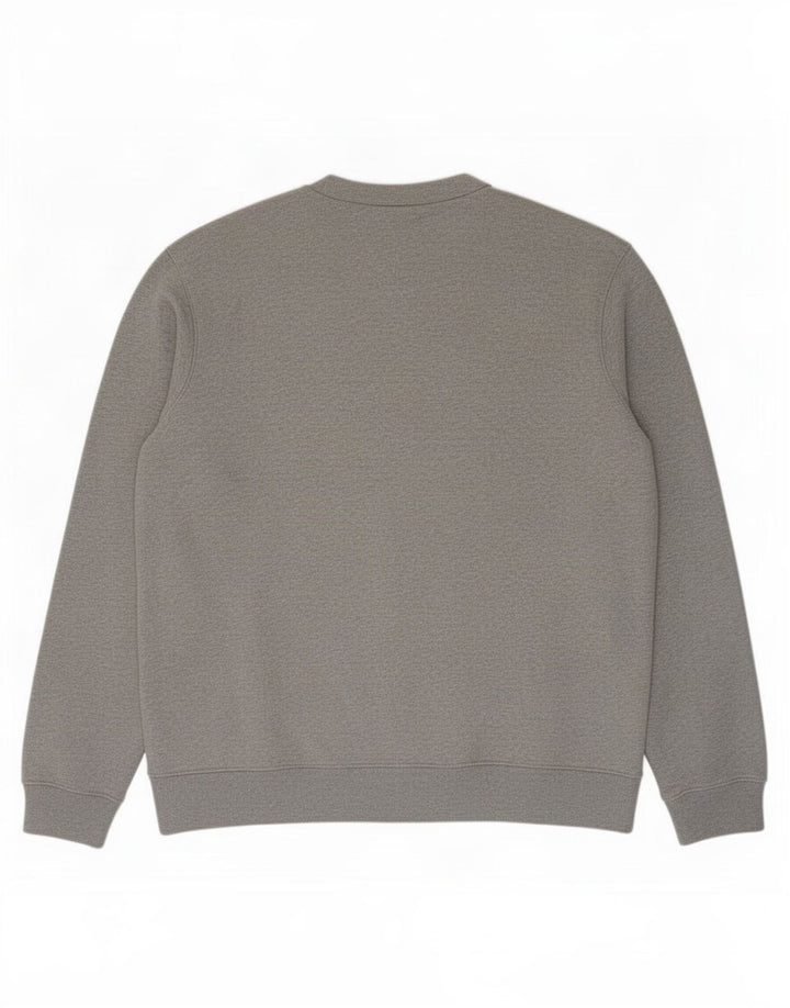 Zara Sweat-shirt pour homme 2XL Gris Coton