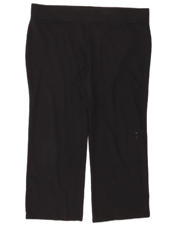 MARKS & SPENCER Pantalon de survêtement pour femme UK 20 2XL Noir Coton
