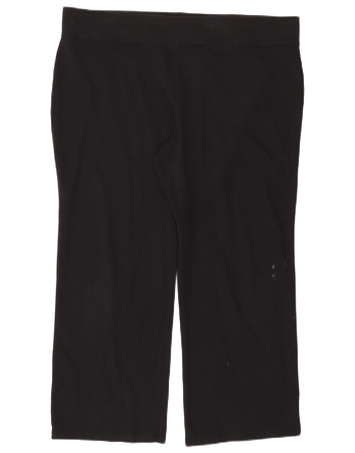 MARKS & SPENCER Pantalon de survêtement pour femme UK 20 2XL Noir Coton