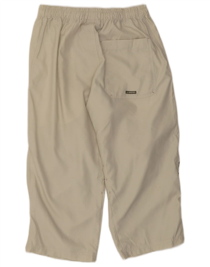 Quiksilver Pantalon de Survêtement Capri Graphique Homme Petit Beige Polyester