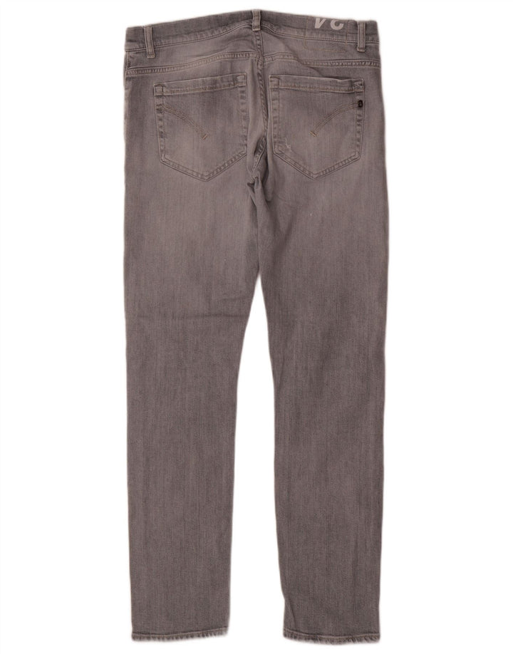 DONDUP Jean droit Femme W34 L31 Gris Coton