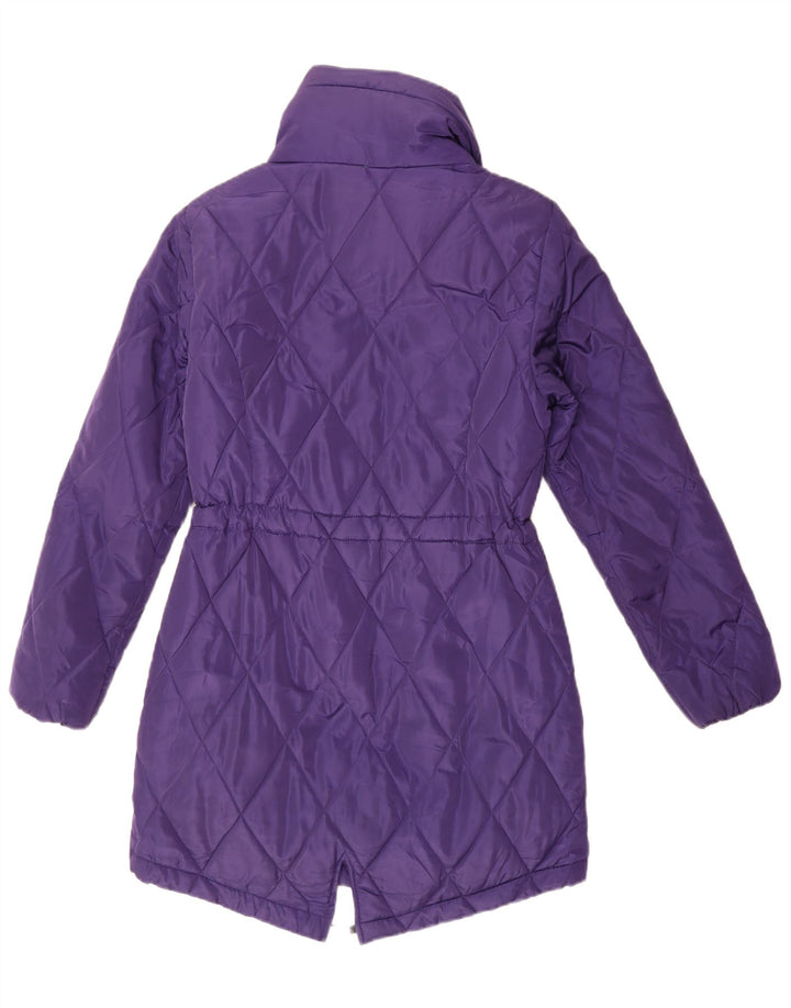 Marks & Spencer Manteau rembourré pour femme UK 8 Small Violet Polyester