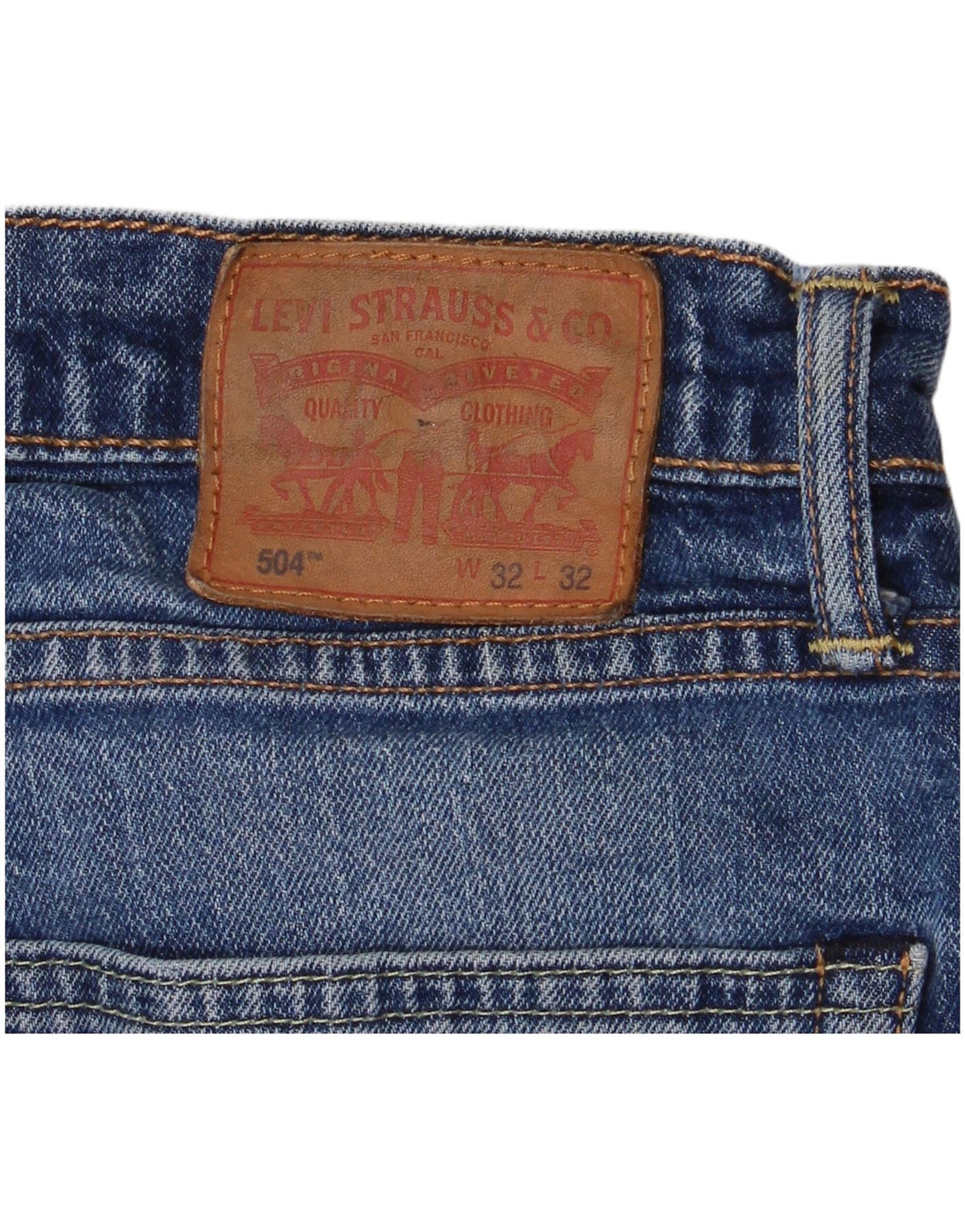 Levi's Jean Droit 504 Homme Bleu W32 L27