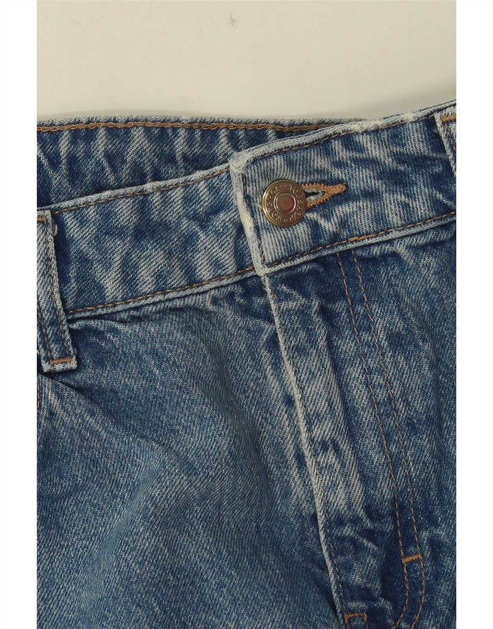 Topshop Jean évasé Femme W30 L32 Bleu Coton