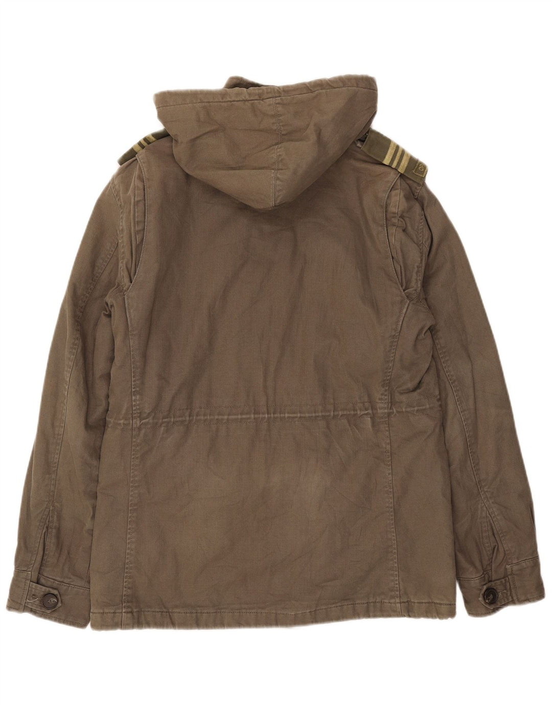 Levi's Veste militaire à capuche pour homme UK 38 Medium Kaki Coton