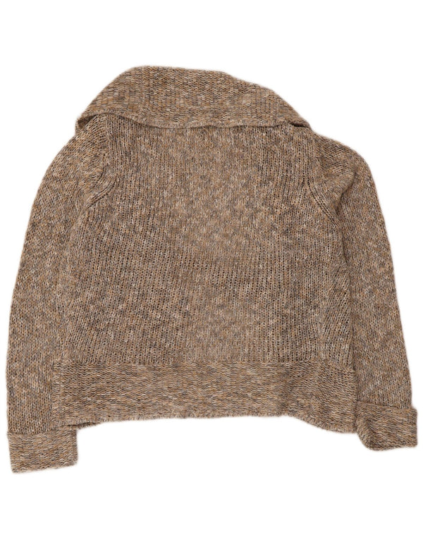 Marks & Spencer Cardigan pour femme UK 12 Acrylique moucheté beige moyen
