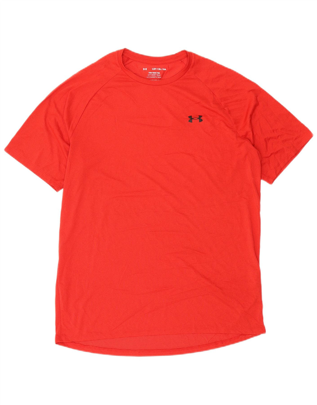 Under Armour T-Shirt Homme Haut Large Rouge Polyester