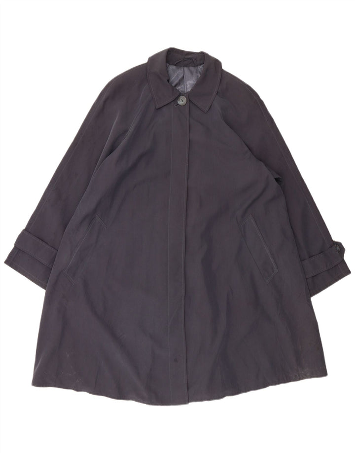 Marks & Spencer Trench-coat surdimensionné pour femme UK 10 Petit modal bleu marine