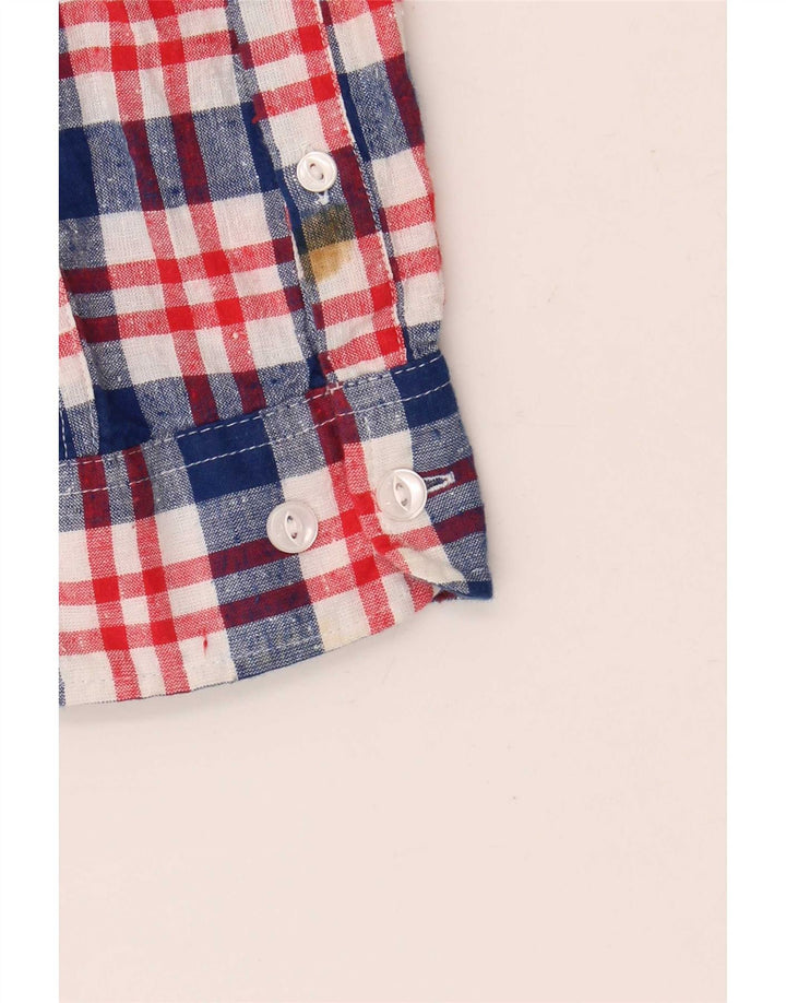 Tommy Hilfiger Chemise Garçon 15-16 ans Bleu Carreaux Coton