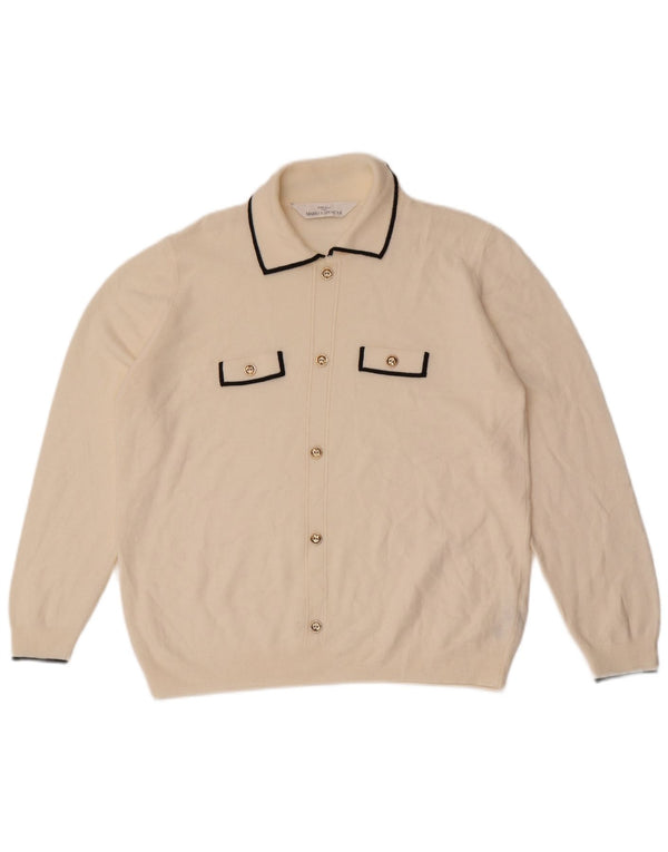 Marks & Spencer Pull cardigan St. Michael pour femme UK 16 Large Blanc cassé